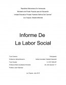 Informe De La Labor Social