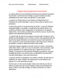 Impacto de las guerras en la economía