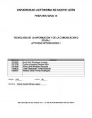 Actividad integradora de Tecnología de la Información y de la Comunicación. Tipo de algoritmo y diagrama de flujo