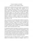 DE QUE SE APRENDE, SE APRENDE