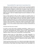 Responsabilidad Ético Legal durante el aprendizaje clínico