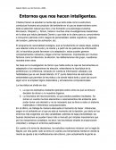 Entornos que nos hacen inteligentes.