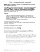 Conceptos básicos de la semiótica
