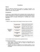 Competidores. Objetivo