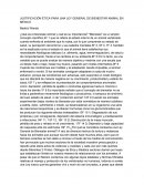 JUSTIFICACIÓN ÉTICA PARA UNA LEY GENERAL DE BIENESTAR ANIMAL EN MÉXICO