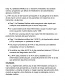 La Diabetes Mellitus es un trastorno metabólico de carácter crónico