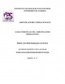 CARACTERISTICAS DEL AMPLIFICADOR OPERACIONAL