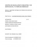 PRACTICA No. 1 (AUTOMATIZACION DEL NIVEL DE UN TINACO)