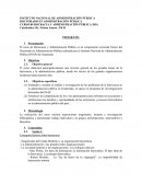 BUROCRACIA Y ADMINISTRACIÓN PÚBLICA