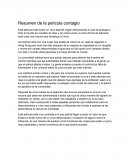 Resumen de la película "Contagio"