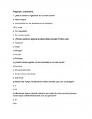 Cuestionario sobre red social.