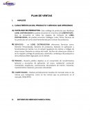 PLAN DE VENTAS.