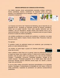 MEDIOS IMPRESOS DE COMUNICACIÓN INTEGRAL. Página 1