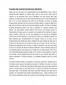 Cuento de Jazmín Contreras Sánchez.