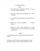 Cuestionario EL MUNDO MATERIAL