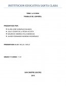 Español trabajo de la iliada