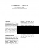 Limite ajustes y Tolerancia