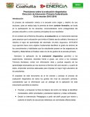 Precisiones sobre la evaluacion diagnostica