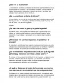 Microeconomia. ¿Qué es la economía?