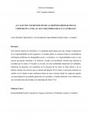 RESPONSABILIDAD SOCIAL CORPORATIVA PARA EL SECTOR EMPRESARIAL ECUATORIANO?