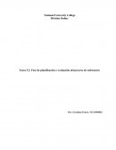 Tarea 5.2: Fase de planificación y evaluación del proceso de enfermería
