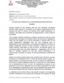 ORIGEN Y ESENCIA DE LA SOCIEDAD HUMANA DESDE LA PERSPECTIVA DEL TRABAJO