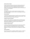 Derecho colectivo del trabajo.