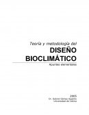 DISEÑO BIOCLIMÁTICO Apuntes elementales