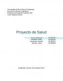 Proyecto de Salud. Lineamientos en la metodología del Proyecto