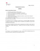 PROGRAMACIÓN II (CON-210) CONTROL 1