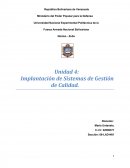 Implantación de Sistemas de Gestión de Calidad