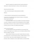 Reporte de investigación de una empresa local sobre los aspectos generales de la administración, el trabajo del administrador y la eficacia y eficiencia organizacionales
