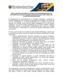 ANEXO DE DECLARACIÓN DE AUSENCIA DE RESPONSABILIDAD DE ESTUDIANTES POR ACTIVIDADES QUE SE REALIZAN POR FUERA DEL CLAUSTRO UNIVERSITARIO