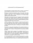 LA REVOCACION DE LOS ACTOS ADMINISTRATIVOS