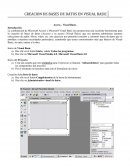 Creacion de bases de datos en visual basic