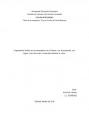 Organización Política de los venezolanos en el Exterior, una Aproximación a su Origen, Caso del Grupo “Venezuela Adelante en Chile