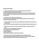 Preguntas que debe responder