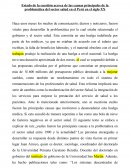 Estado de la cuestión acerca de las causas principales de la problemática del sector salud en el Perú en el siglo XX