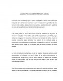 ANALISIS POLICIA ADMINISTRATIVA Y JUDICIAL