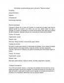 Actividades complementarias para la situación “Seamos amigos”