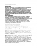 PROCESO DE RECLUTAMIENTO DEFINICIONES