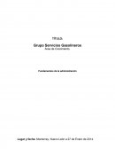 Planteamiento proyecto Grupo servicios gasolineros