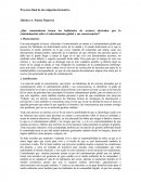 Proyecto final de investigación formativa