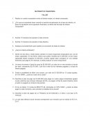 Cuestionario matematica financiera