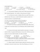 Ejercicios de matematicas para escolares.