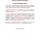 Formato de hacer un acta de conformidad