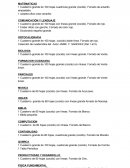 Listado de Útiles Nivel Básico