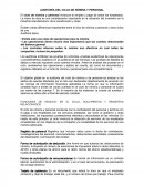 AUDITORÍA DEL CICLO DE NÓMINA Y PERSONAL.