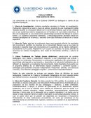 Las colecciones de los libros de la Editorial UNIMAR se distinguen a través de las siguientes tipologías