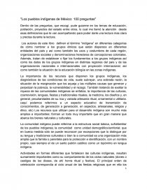 Los pueblos indígenas de México: 100 preguntas. Página 1